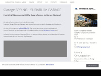 garagespring.ch Webseite Vorschau