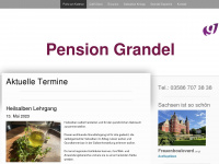 pension-grandel.de Webseite Vorschau