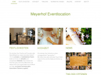 eventlocation-meyerhof.de Webseite Vorschau