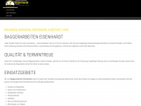 baggerarbeiten-eisenhardt.de Webseite Vorschau