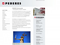 peberes.de Webseite Vorschau