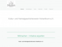 hohenthurm.com Webseite Vorschau