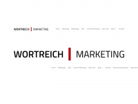 wortreich-marketing.de Webseite Vorschau