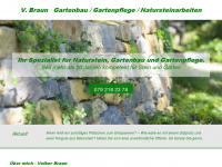 vbraun-gartenbau.ch Webseite Vorschau