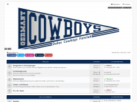 cowboys.de Webseite Vorschau
