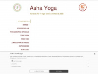 asha-yoga.de Webseite Vorschau