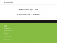 domainspeicher.one Webseite Vorschau