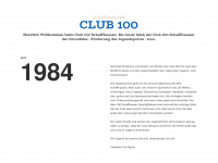 club100sh.ch Webseite Vorschau