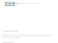staub-bauberatung.ch Webseite Vorschau