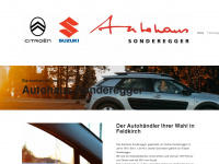 autohaus-sonderegger.at Webseite Vorschau