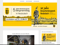 bergmannstag-bw-2020.de Webseite Vorschau