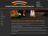 eventtechnik-vermietung.ch Webseite Vorschau
