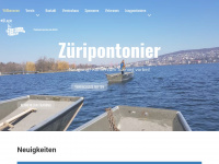 zueripontonier.ch Webseite Vorschau