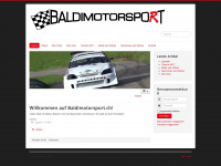 baldimotorsport.ch Webseite Vorschau