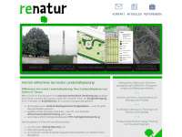 landschaftsplanung-renatur.de Webseite Vorschau