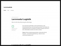 logistiklernmodul.wordpress.com Webseite Vorschau