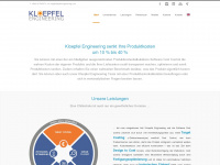 kloepfel-engineering.com Webseite Vorschau