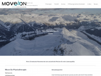 moveon-physio.ch Webseite Vorschau