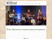 mudcat.de Webseite Vorschau