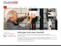 polartherm.ch Webseite Vorschau