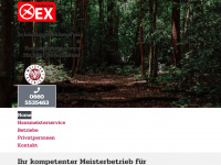 schädling-ex.at Webseite Vorschau