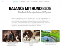 balance-mit-hund.de Webseite Vorschau