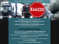 exit233.de Webseite Vorschau