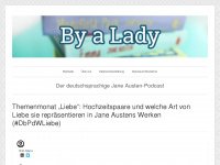 by-a-lady.de Webseite Vorschau