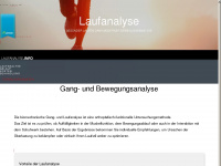 laufanalyse.info Webseite Vorschau