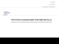 rr-metalle.de Webseite Vorschau