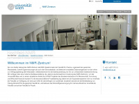 nmr.univie.ac.at Webseite Vorschau