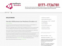 medinetz-dresden.org Webseite Vorschau