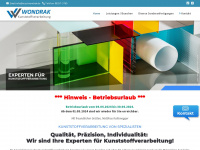 acryl-wondrak.de Webseite Vorschau