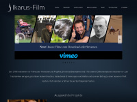 ikarus-film.de Webseite Vorschau