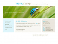 meindesign-dr.de Webseite Vorschau