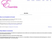 linos-ensemble.de Webseite Vorschau
