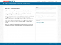 groupsphere.de Webseite Vorschau