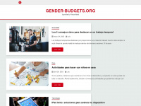 gender-budgets.org Webseite Vorschau