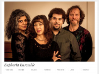 euphoria-ensemble.com Webseite Vorschau