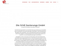 juve-sanierung.de Webseite Vorschau