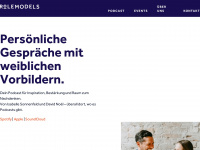 rolemodels.co Webseite Vorschau