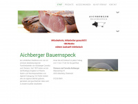 aichberger-bauernspeck.at Webseite Vorschau