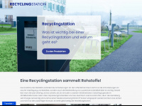recyclingstation.info Webseite Vorschau