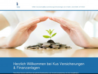 kus-versicherungen-finanzanlagen.com Webseite Vorschau