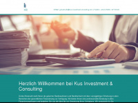 kus-investment-consulting.com Webseite Vorschau