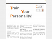train-your-personality.com Webseite Vorschau