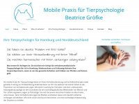 tierpsychologie-mobil.de Webseite Vorschau