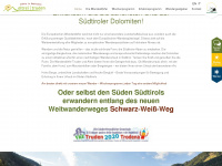 wanderdorf.it Webseite Vorschau