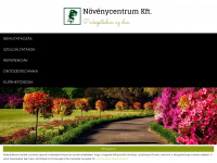 novenycentrum.hu Webseite Vorschau