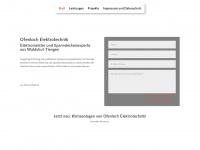 ofenloch-elektrotechnik.de Webseite Vorschau